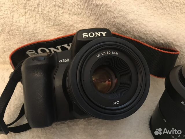 Новый Sony Alfa a350 с полным комплектом