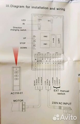 Инфракрасный блок управления A-OK AC202-03