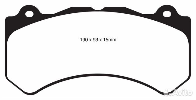 Тормозные колодки для Chevrolet corvette