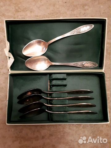 Ложки мельхиор набор 6 штук