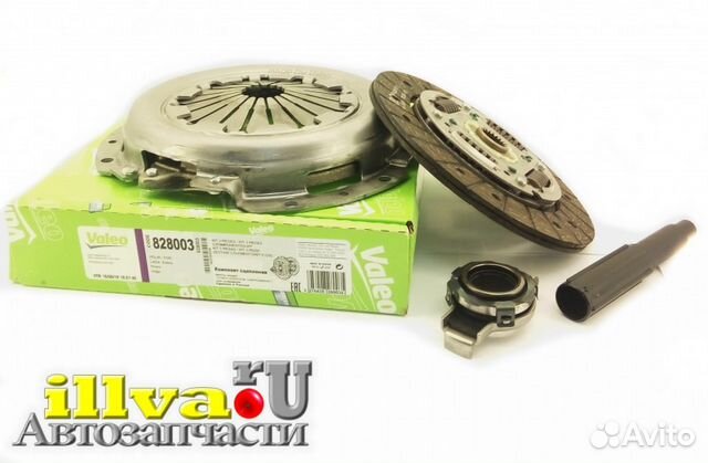 Комплект сцепления ваз 2170 Приора Valeo 828003 Комплект сцепления ваз 2170 Приора Valeo 828003