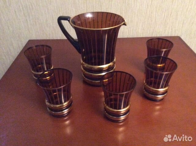 Кувшин и стаканы Богемия Кувшин и стаканы Богемия