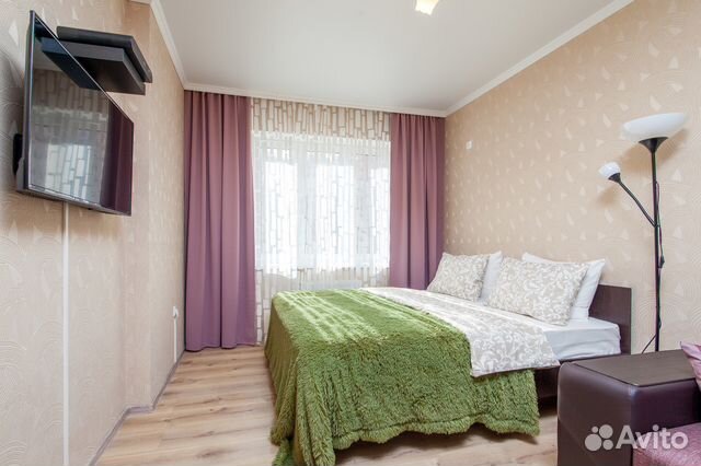 

1-к. квартира, 40 м², 3 кровати