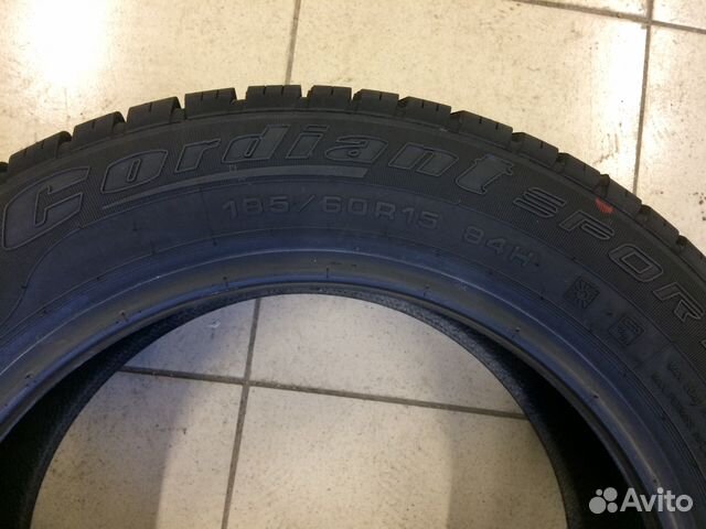 Продам новые Шины Cordiant 185/60R15