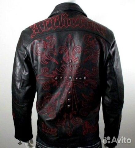 Affliction кожаная куртка Коллекционная модель