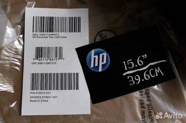 Сумка для ноутбука HP, 15,6 Сумка для ноутбука HP, 15,6