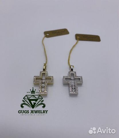 Крест из золота с бриллиантами chopard