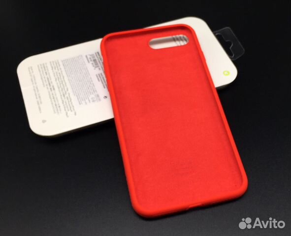 iPhone 7 8 Plus Silicone Полный периметр Красный R