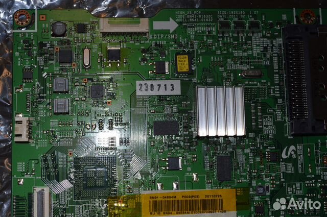 Запчасти от SAMSUNG PS43D450A2W (High X5 PDP)