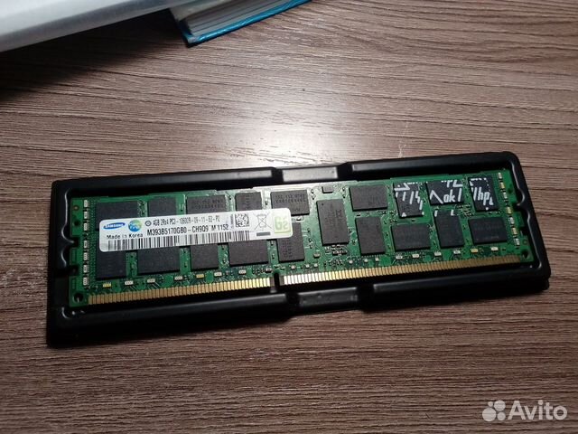 Оперативная память SAMSUNG 2Rx4 PC3 10600R 4GB