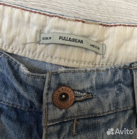Шорты джинсовые pull&bear Шорты джинсовые pull&bear