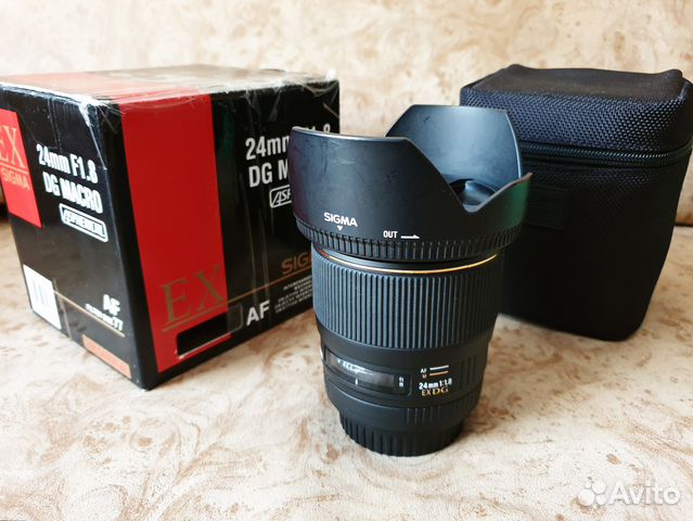 Объектив Sigma AF 24mm f/1.8 EX DG macro Canon EF