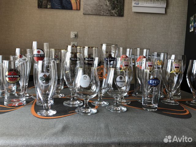 Набор пивных бокалов и кружек Набор пивных бокалов и кружек