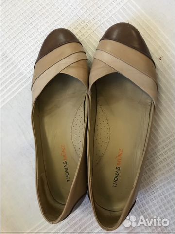 Балетки кожаные Thomas Munz