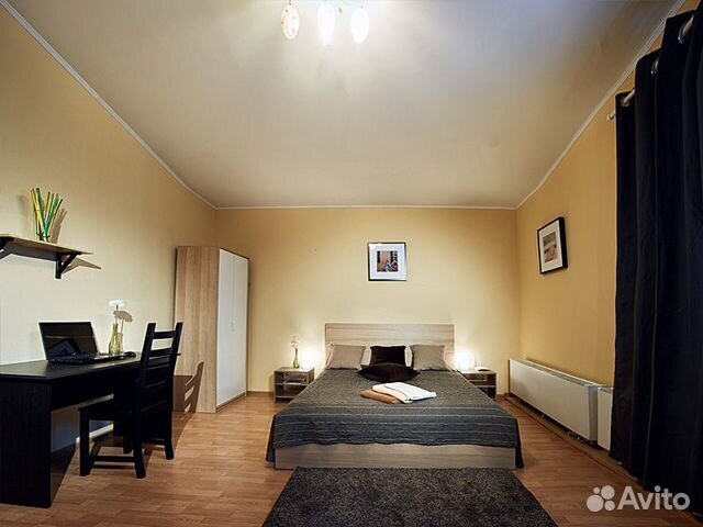 

1-к. квартира, 54 м², 2 кровати