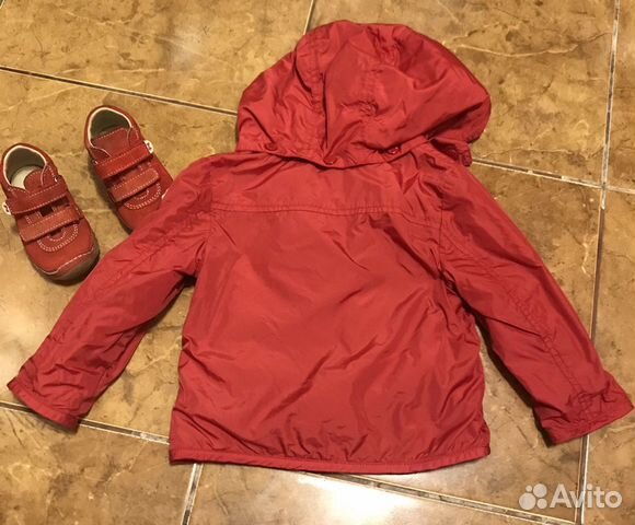 Ветровка Moncler (оригинал), 12-18м и кроссовки 19 Ветровка Moncler (оригинал), 12-18м и кроссовки 19