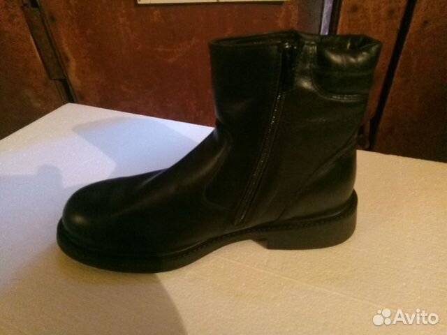 Сапоги зимние, офицерские, меховые