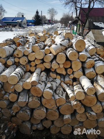 Дрова березовые от заготовителя не колотые Швырок Дрова березовые от заготовителя не колотые Швырок