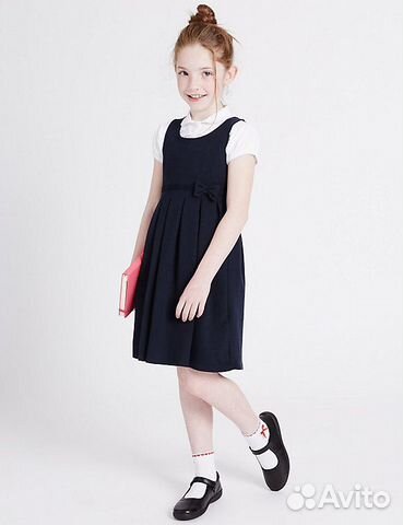Новая школьная форма, цвет синий marks & spencer