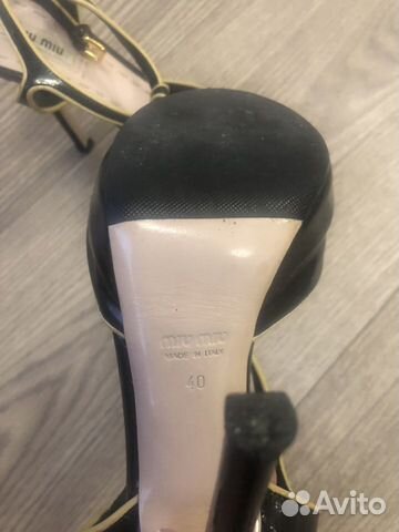 Босоножки Miu Miu (Prada) оригинал Италия 40 Босоножки Miu Miu (Prada) оригинал Италия 40