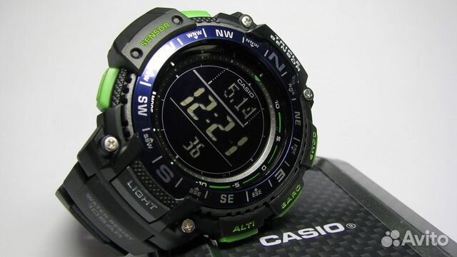 Новые с компасом часы casio SGW-1000-2B