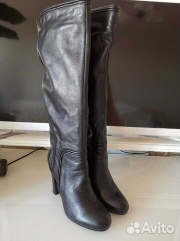 Сапоги р. 39 натуральная кожа демисезонные