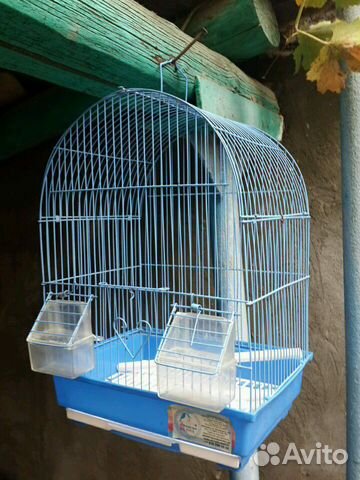 Клетка для попугаев (б.у) купить на Зозу.ру - фотография № 1