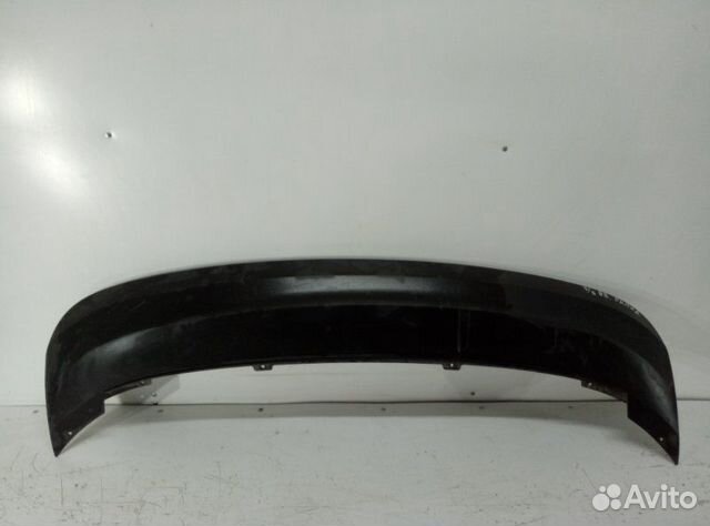 Юбка бампера задняя Skoda Rapid лифтбек 2013-Н.в