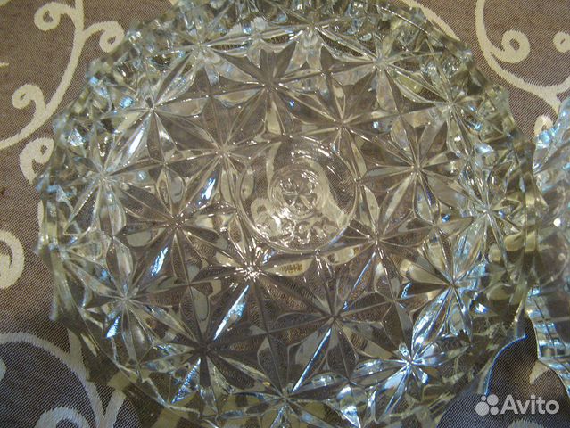 Две пепельницы. Хрусталь. СССР