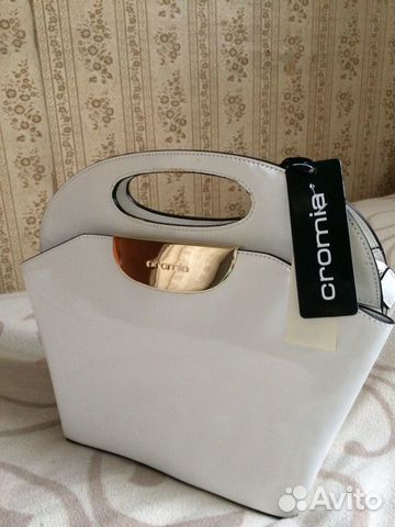 Кожаная сумка Cromia Италия