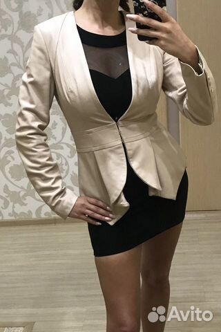 Кожаная куртка Elisabetta Franchi оригинал