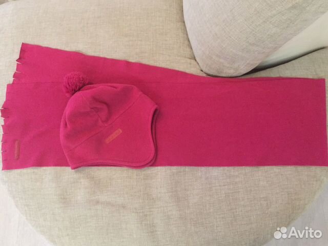 Шапка с шарфом, набор Benetton