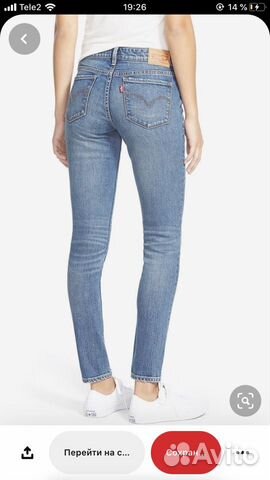 Джинсы levi’s 711 р 31