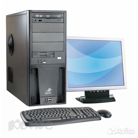 Компьютер E7500/4096/160/ + монитор 17 дюймов Компьютер E7500/4096/160/ + монитор 17 дюймов