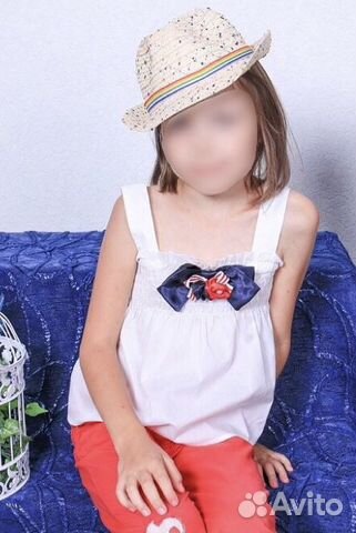 Блузка-топик, р-р 104 (новая)