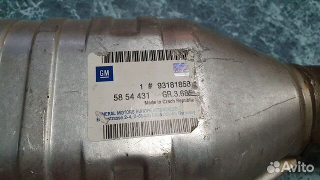 Приемная труба с катализатором Opel Omega B Приемная труба с катализатором Opel Omega B