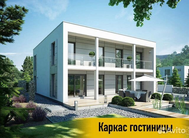 Лстк каркас 2-х этажной гостиницы Лстк каркас 2-х этажной гостиницы