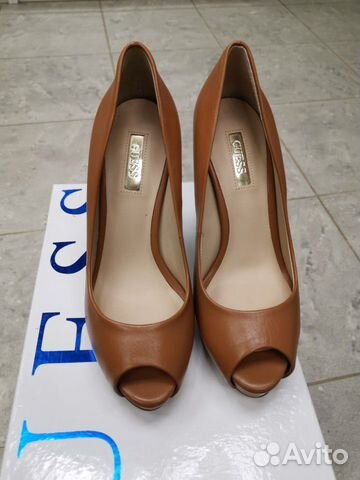 Туфли Guess коньячные, кожа Туфли Guess коньячные, кожа