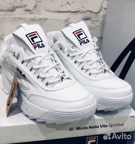 Утеплённые кроссовки в стиле фила - fila disruptor
