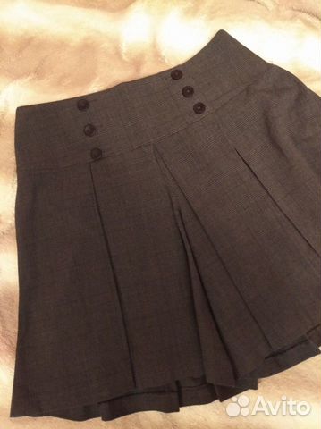 Юбка шорты новая в клетку Юбка шорты новая в клетку