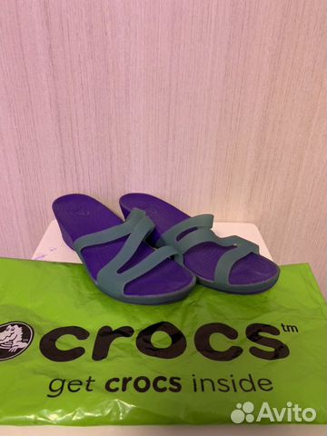 Crocs шлепанцы р.W7(p.37)