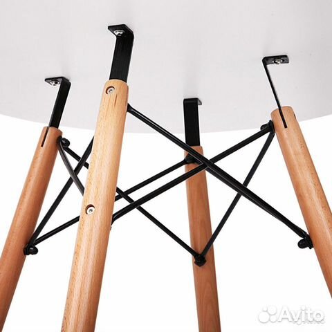 Обеденная группа Eames : Стол 80 см + 2 стула