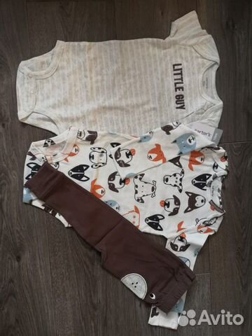 Новый комплект тройка carters 18 m