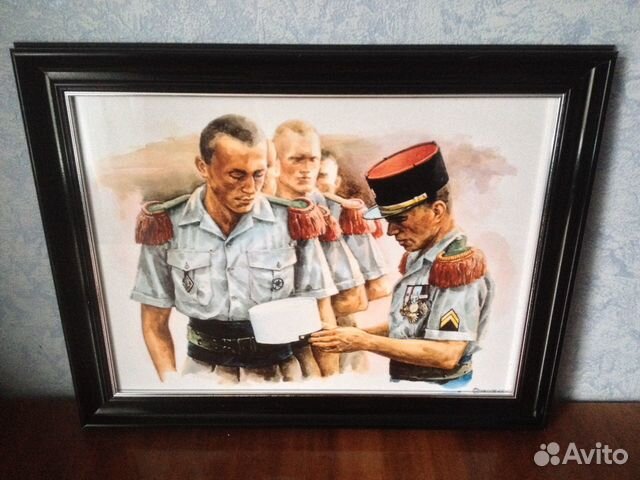 Постер в рамке.Французские Легионеры Постер в рамке.Французские Легионеры