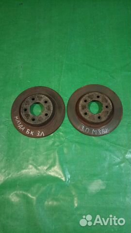 Диски тормозные задние Mazda3 BK 2л МКПП 2003-2009 Диски тормозные задние Mazda3 BK 2л МКПП 2003-2009