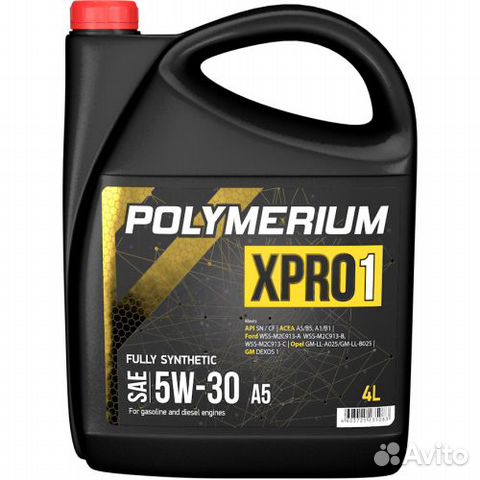 Polymerium xpro1 5W30 A5 4л (xpro1530a54)