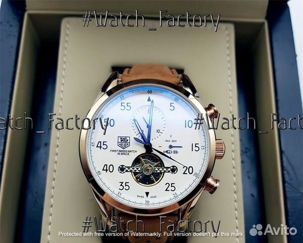 Часы Мужские Tag Hauer SpaceX механика 45mm