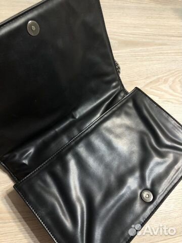 Сумка кожаная Zara с цепью