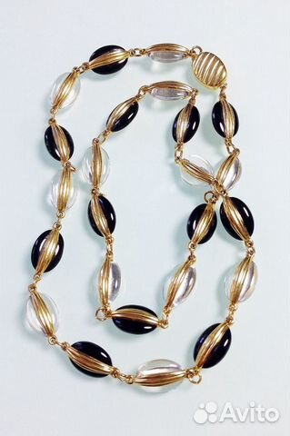 Винтажное колье Swarovski с кристаллами, 1980-е Винтажное колье Swarovski с кристаллами, 1980-е