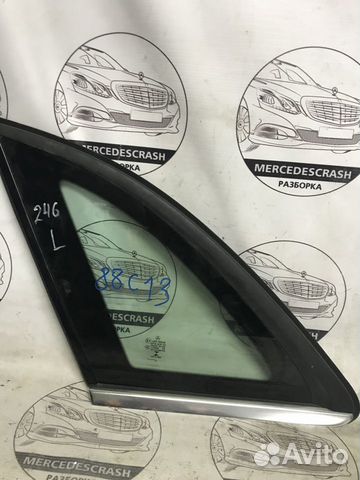 Форточка задней двери Mercedes W246 B 2011) Форточка задней двери Mercedes W246 B 2011)